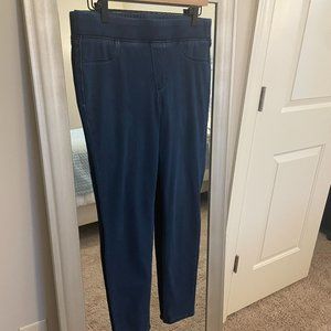 Old Navy Women's Rockstar 24/7 Dark Blue Rinse Knit Jeggings Size 10 Regular